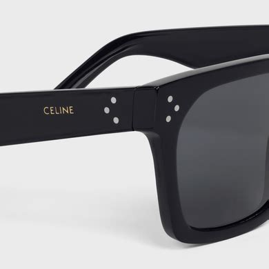 celine black frame 45|BLACK FRAME 45 SUNGLASSES IN ACETATE .